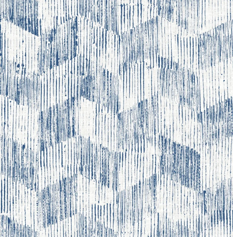 Demi Distressed Wallpaper - Indigo — Ảnh 3