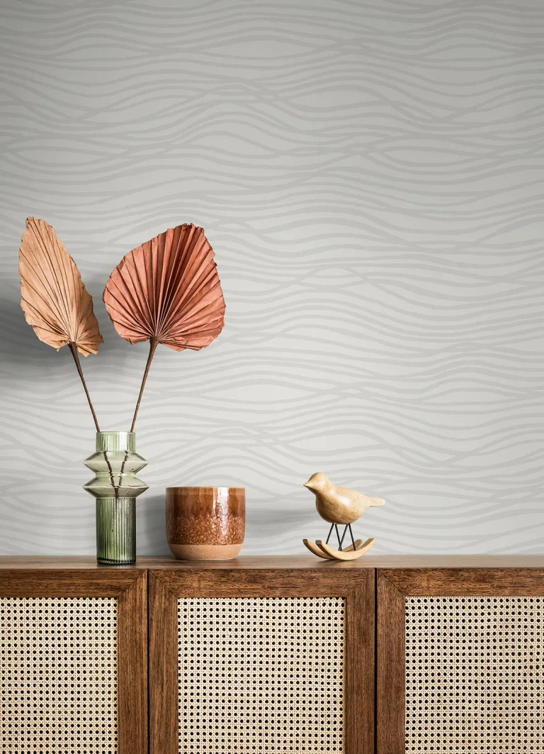 Galyn Pearlescent Wave Wallpaper - Rose Gold — Ảnh 2
