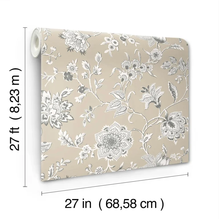Sutton Wallpaper - Taupe — Image 3