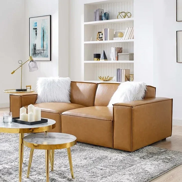 LEATHER BOLD SOFA (2-seater) — Ảnh 5