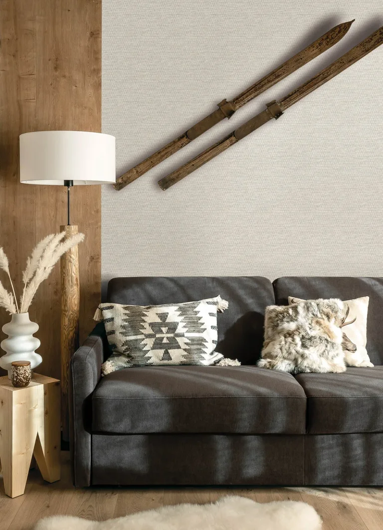Chesapeake Plaited Grass Wallpaper - White — Ảnh 5