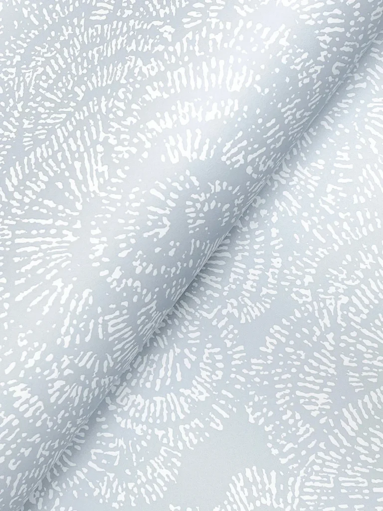 Ambroise Abstract Floral Wallpaper - Blue — Ảnh 6