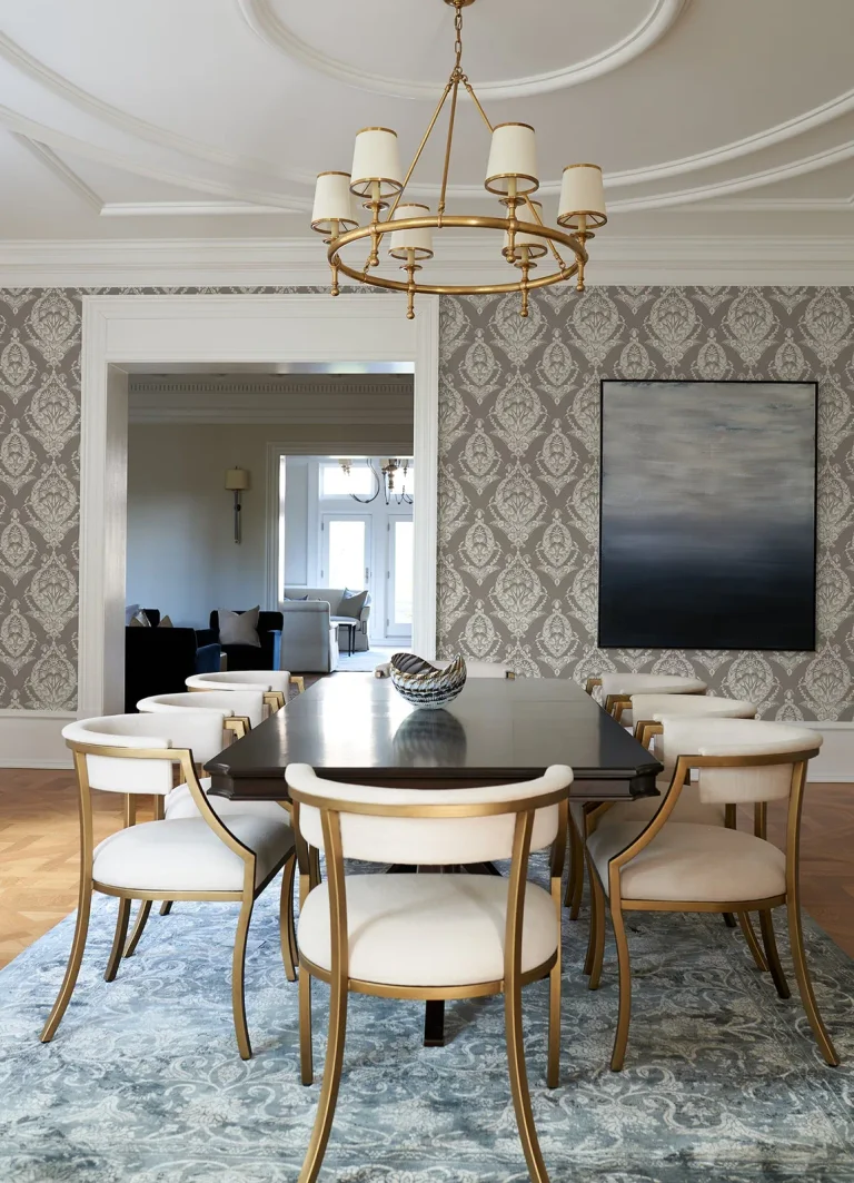 Arlie Botanical Damask Wallpaper - Grey — Ảnh 3