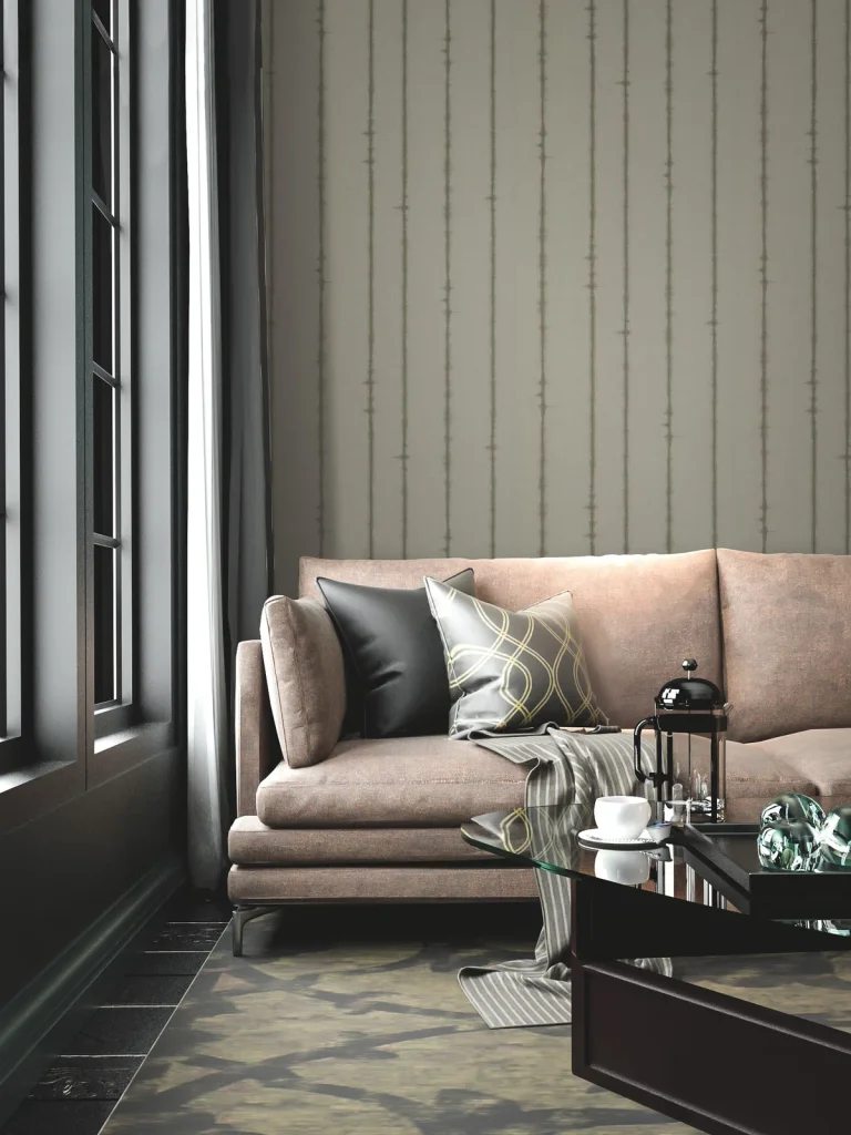 Batik Stripe Wallpaper - Shadow — Ảnh 2