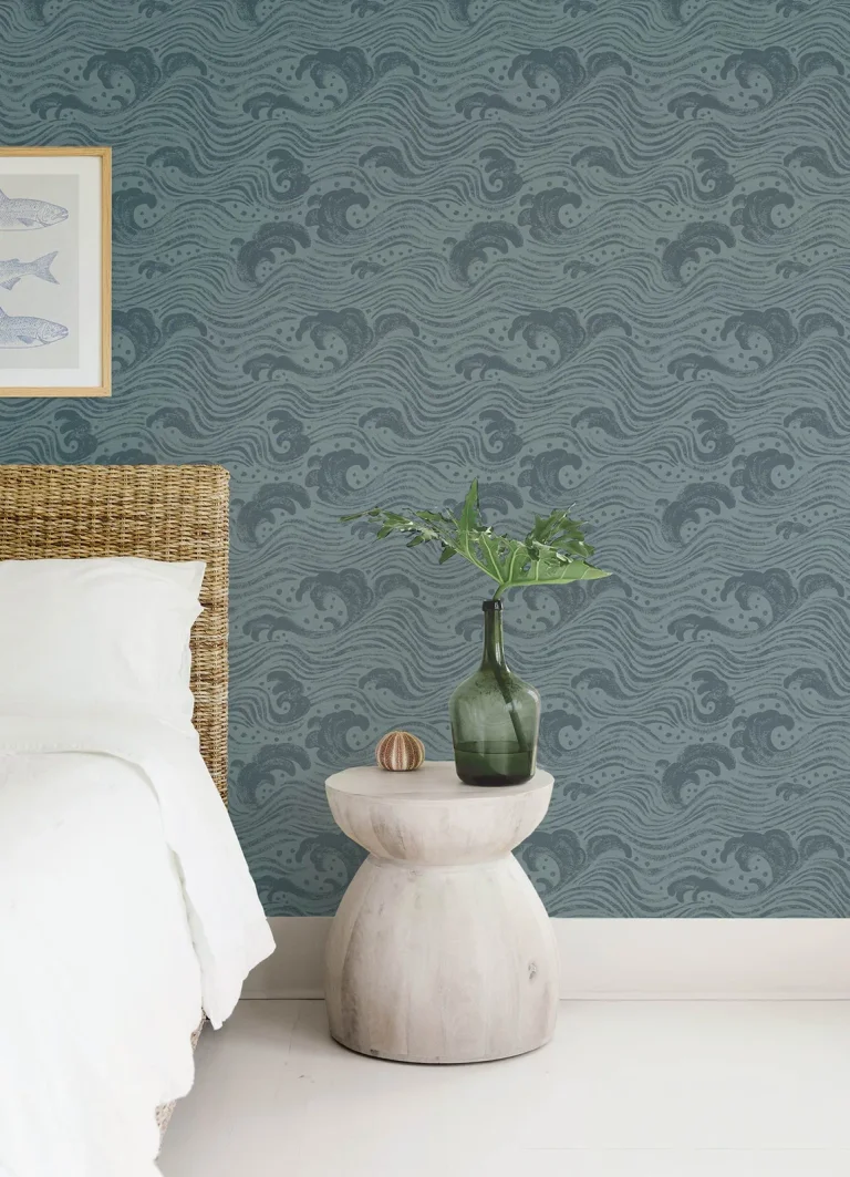 Swell Wallpaper - Teal