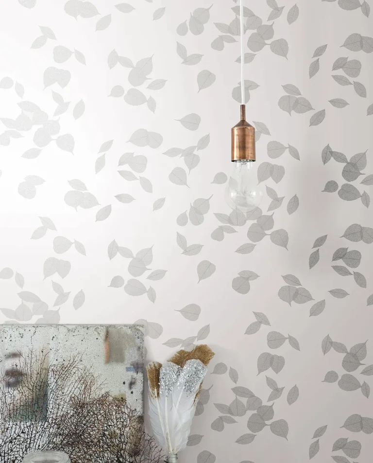 Inner Peace Peel and Stick Wallpaper - Pewter — Ảnh 7