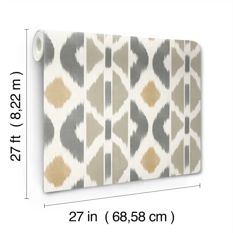 Patan Wallpaper - Taupe — Ảnh 2
