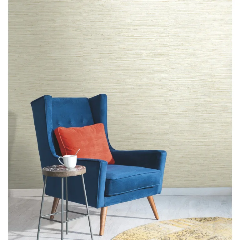 Grasscloth Wallpaper - Vanilla — Ảnh 5
