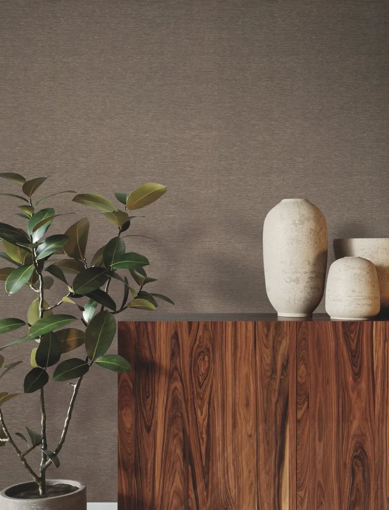 Ronald Redding Linen Levels Wallpaper - Portabella — Ảnh 3