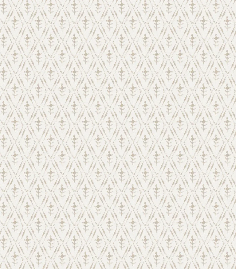 Chris Loves Julia Tillie Diamond Floral Wallpaper - Taupe — Ảnh 4