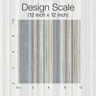 Striped Sunset Glitter Wallpaper - Blue/Grey/Multi