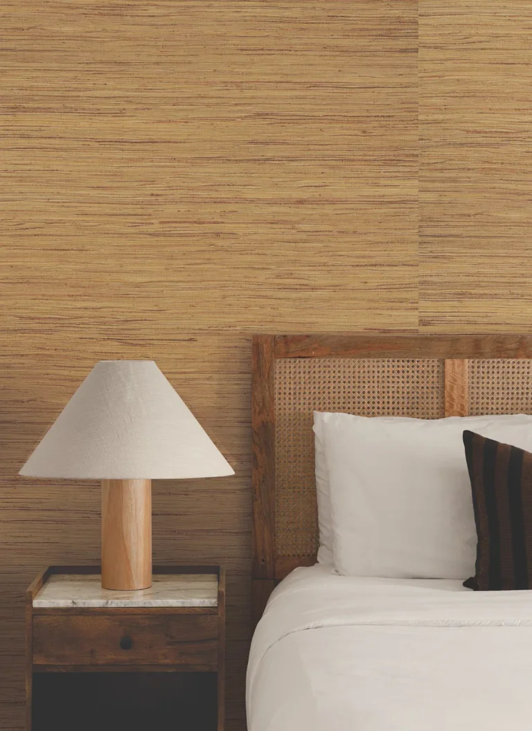 Ronald Redding Multicolored Hemp Wallpaper - Gold — Ảnh 5