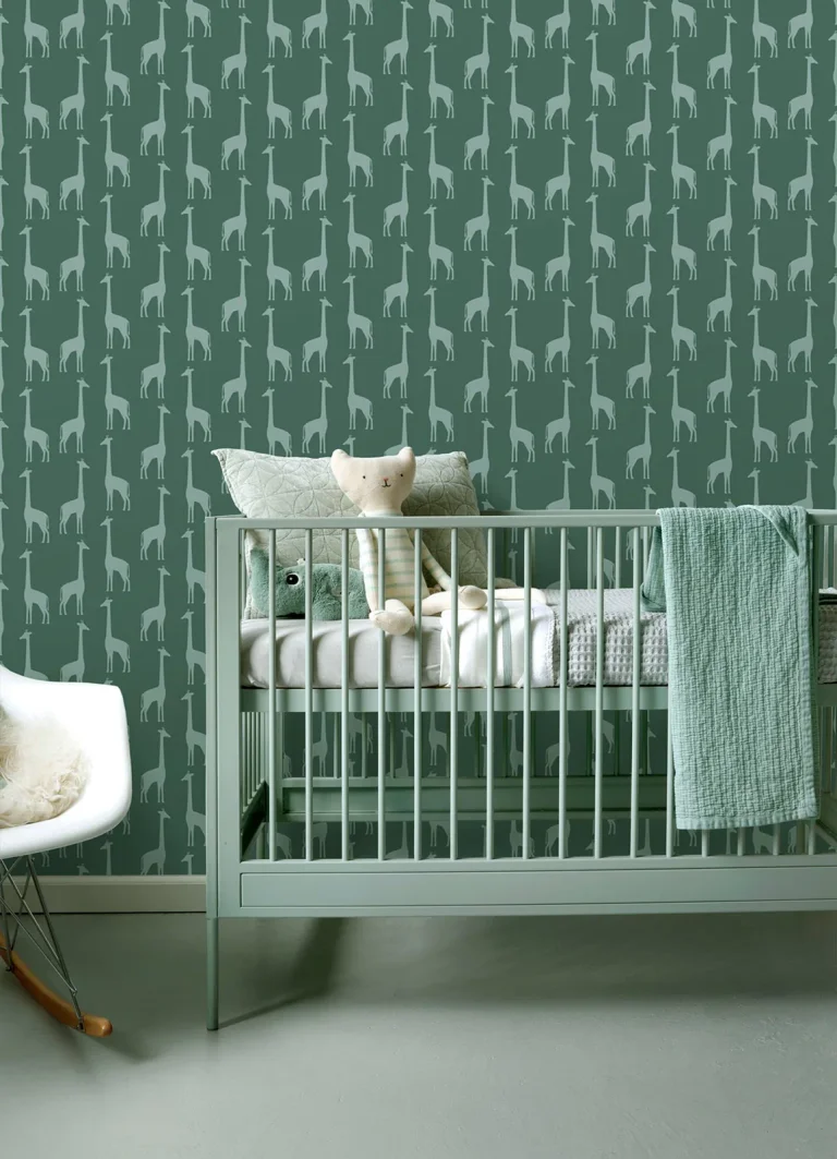 Chesapeake Vivi Giraffe Wallpaper - Teal — Ảnh 5