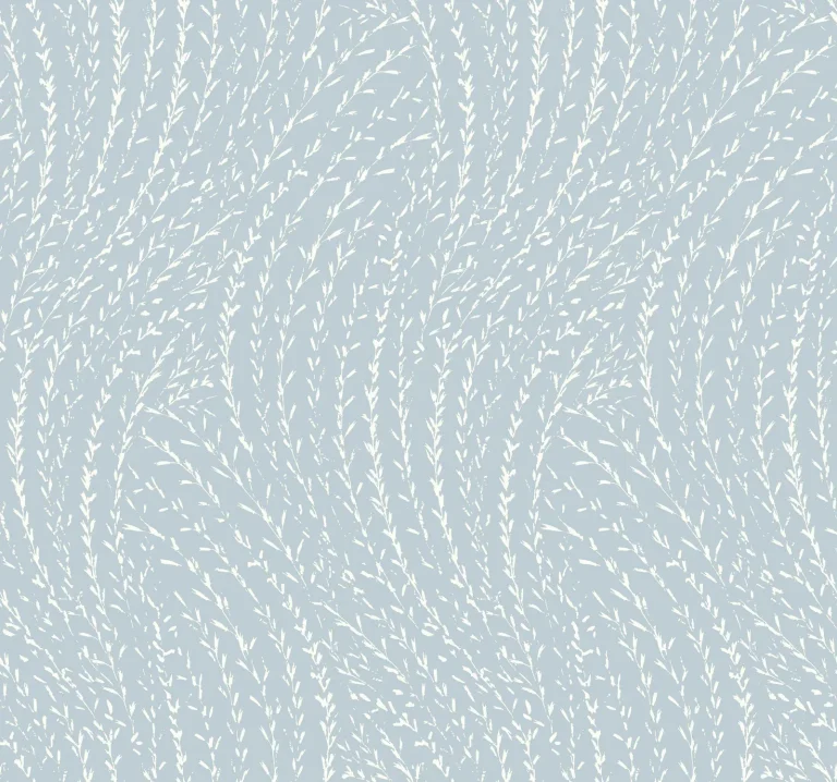 Willow Song Botanical Wallpaper - Sky Blue — Ảnh 5