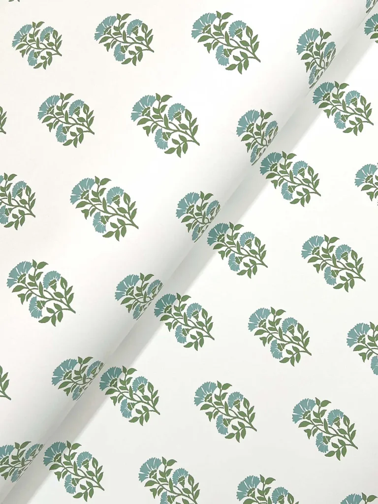 Sylvie Floral Wallpaper - Green — Ảnh 3