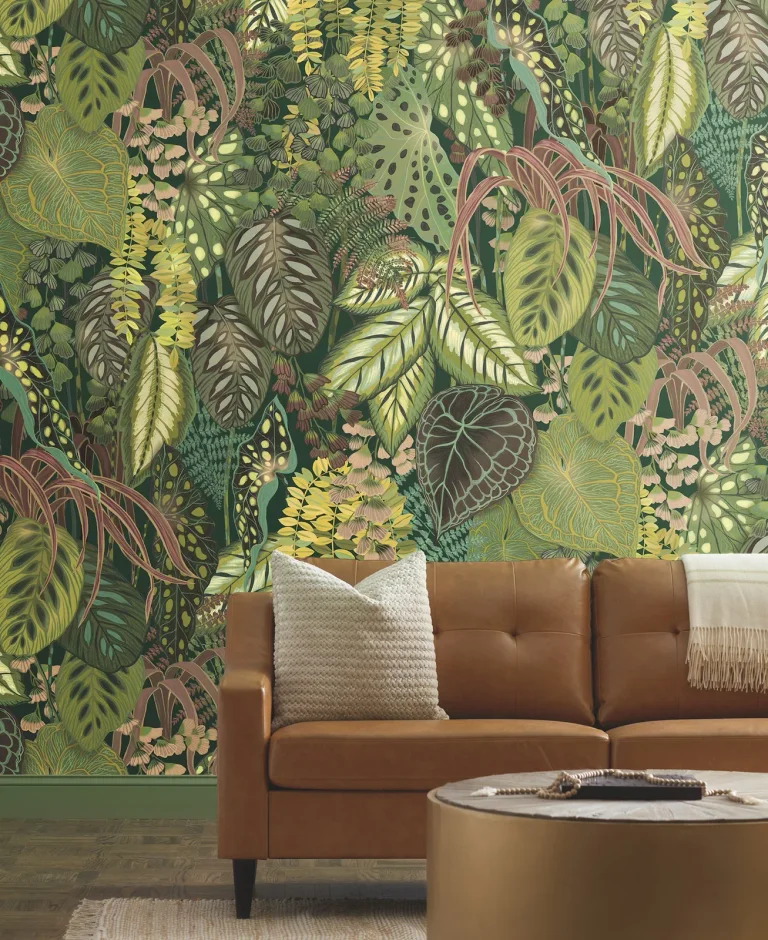Greenery Mural Jade Wall Mural - Jade — Ảnh 2