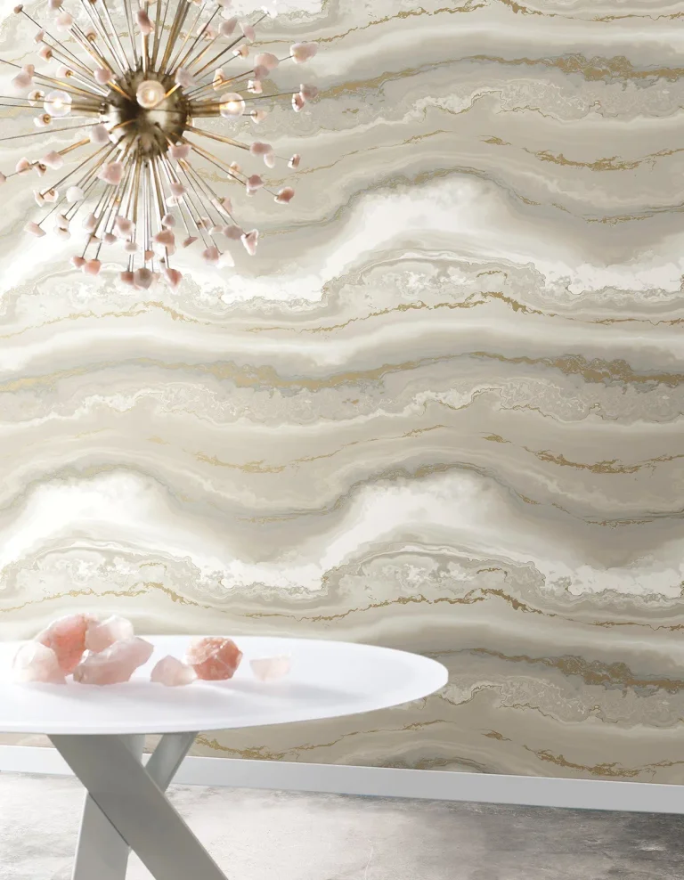 Shifting Sands Peel and Stick Wallpaper - Sand/Gold — Ảnh 5