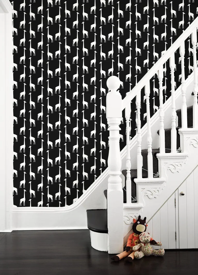 Chesapeake Vivi Giraffe Wallpaper - Black — Ảnh 3