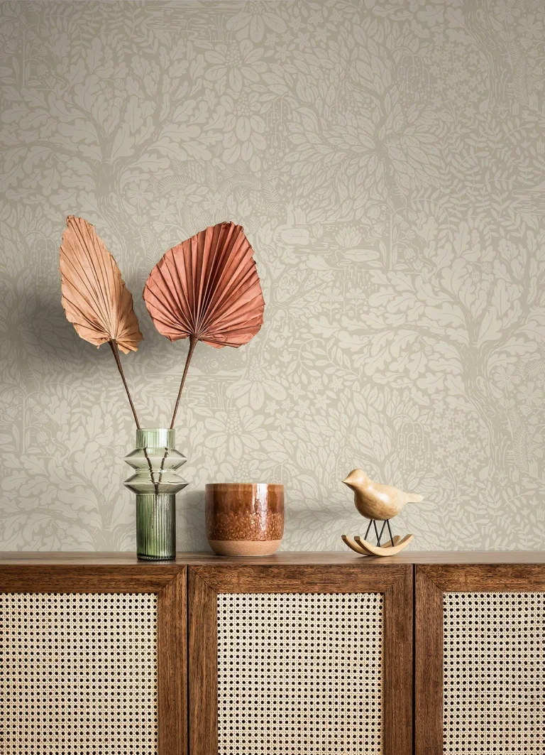 Olle Forest Sanctuary Wallpaper - Taupe — Ảnh 3