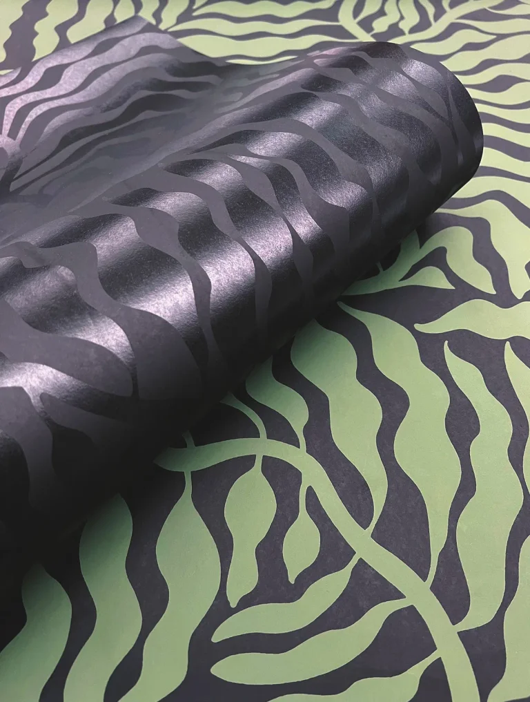 Fern Fronds Wallpaper - Black/Green — Ảnh 3