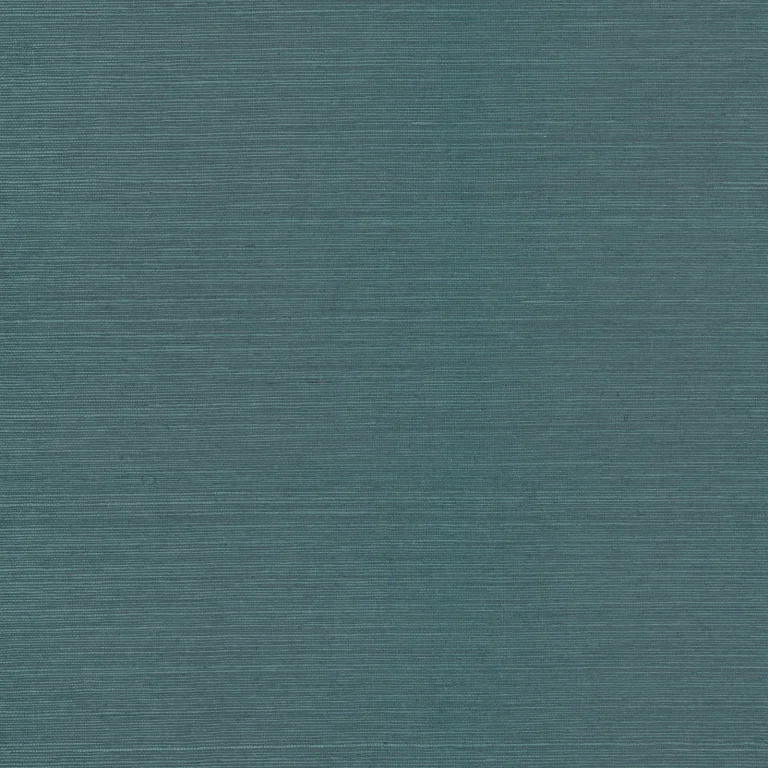Colcord Sisal Grasscloth Wallpaper - Teal — Ảnh 3