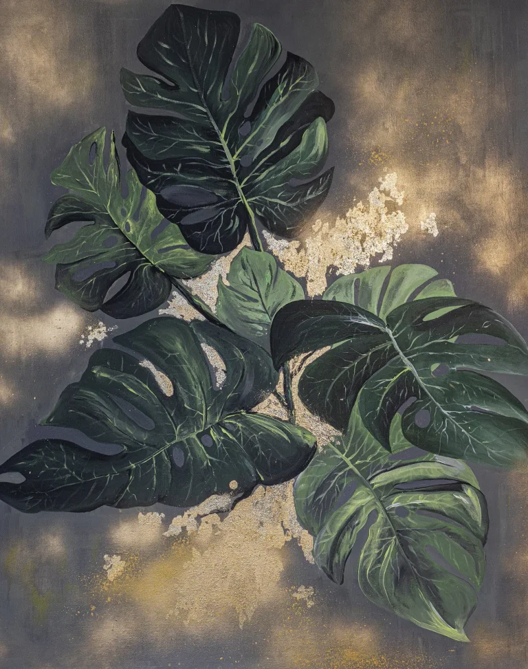 Leafy Mistery Wall Mural - 184cm x 254cm