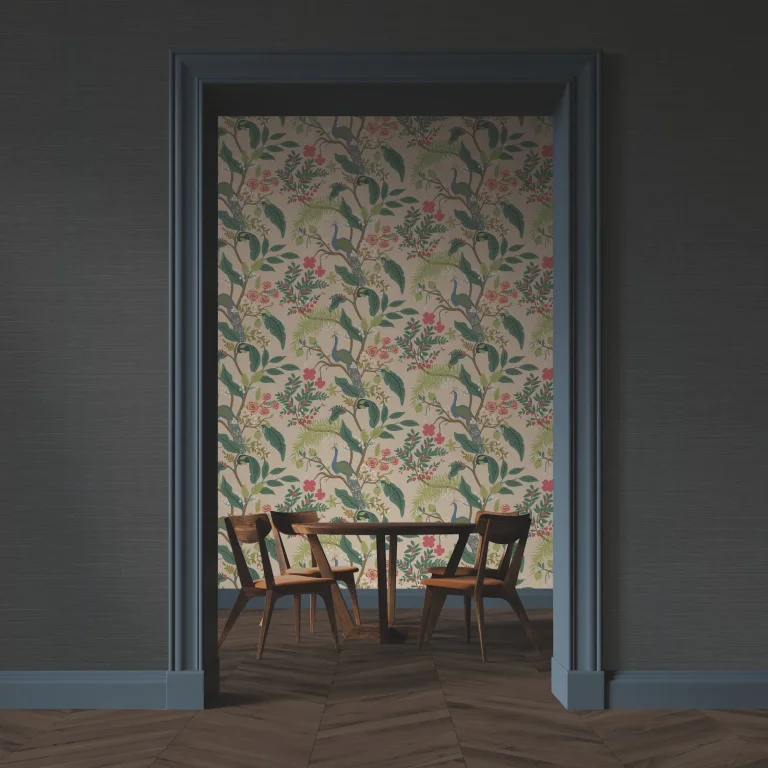 Rifle Paper Co. Palette Wallpaper - Navy — Ảnh 3