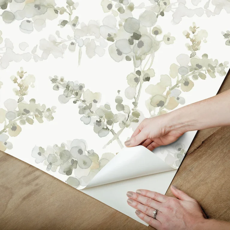 Candice Olson Blossom Fling Peel and Stick Wallpaper - Mineral Green