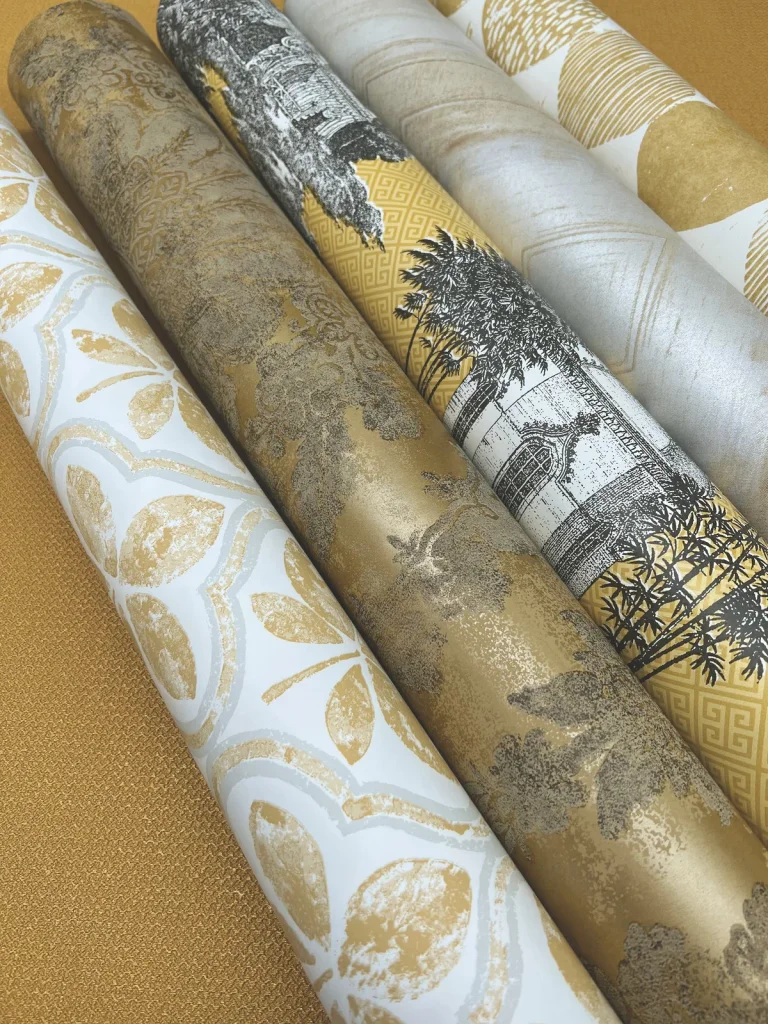 Chevronette Wallpaper - Gold — Ảnh 3