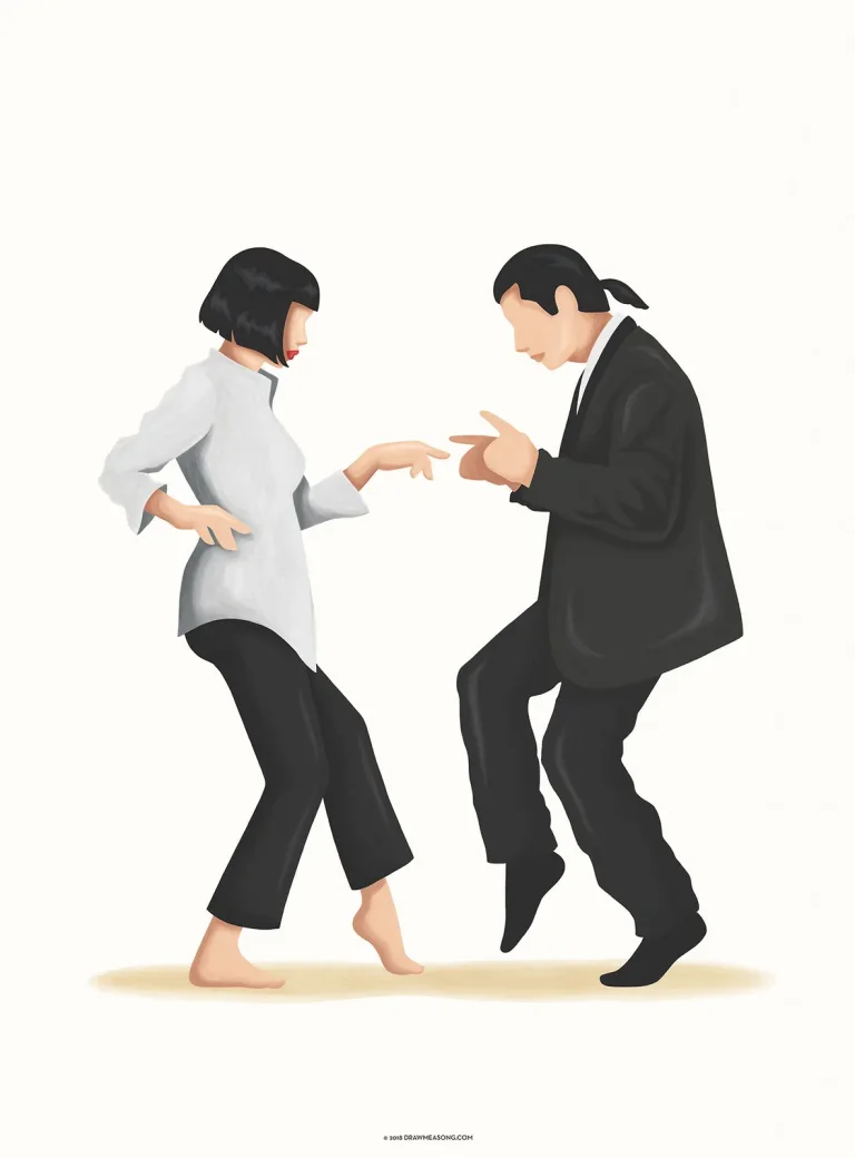 Pulp Fiction - Wall Mural 5511 - 4 Panel - 192cm x 260cm — Ảnh 3