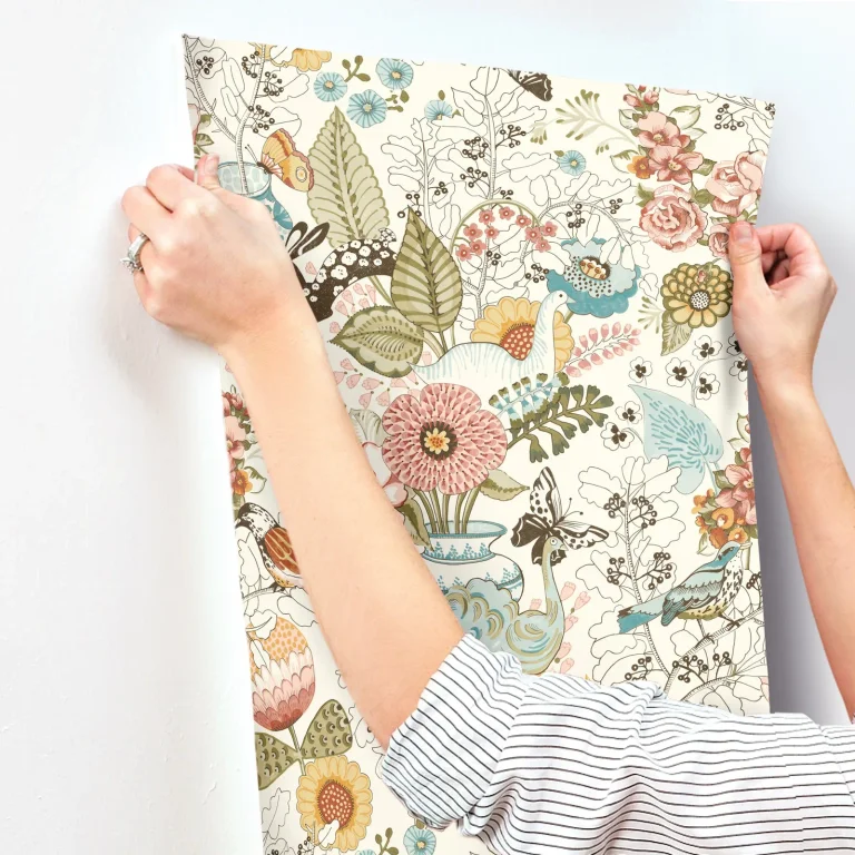 Whimsy Fauna Wallpaper - Pink — Image 5