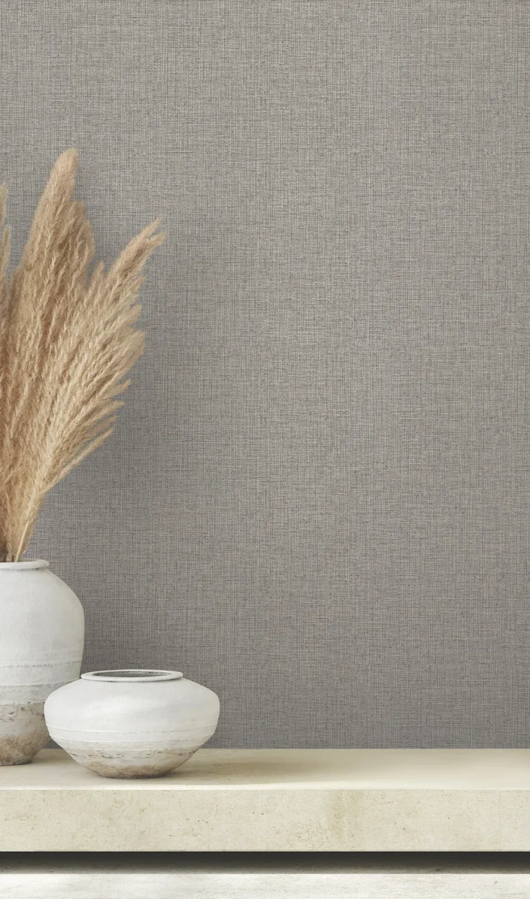 Clarkson Woven Wallpaper - Slate — Ảnh 2