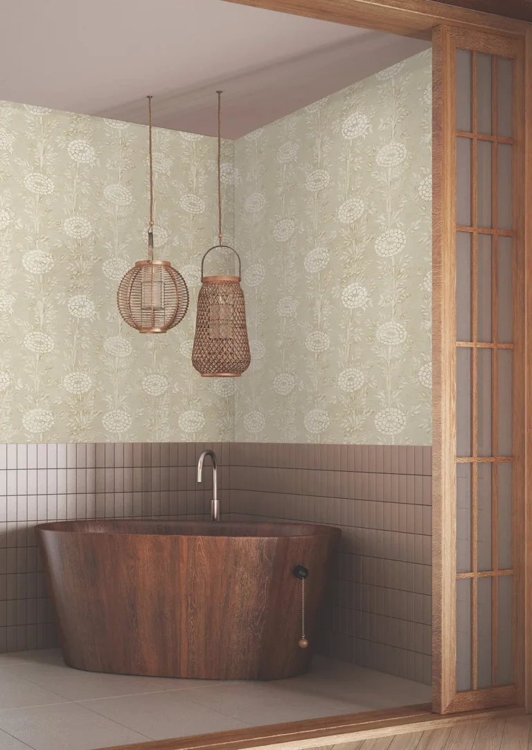 Ronald Redding French Marigold Wallpaper - Taupe & Gold — Ảnh 2