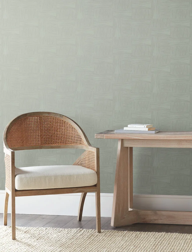 Wicker Dot Wallpaper - Sage — Ảnh 5