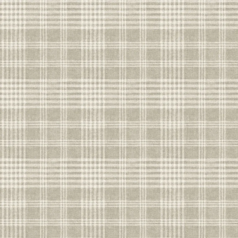 Chesapeake Perry Plaid Wallpaper - Taupe — Ảnh 2