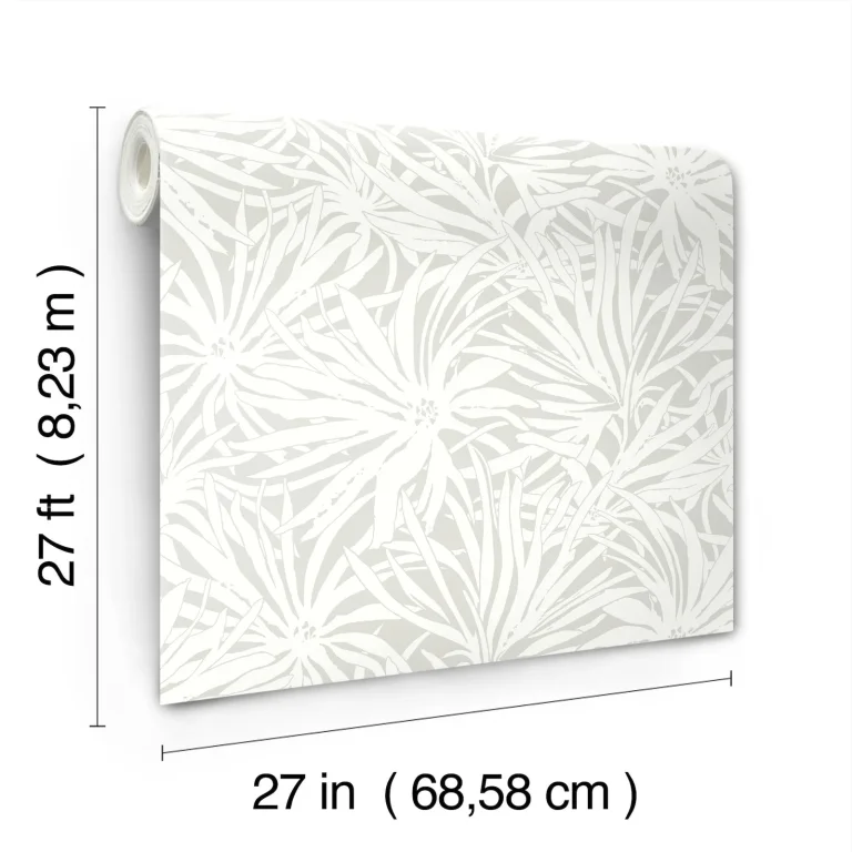 Floral Canopy Wallpaper - Grey — Ảnh 3