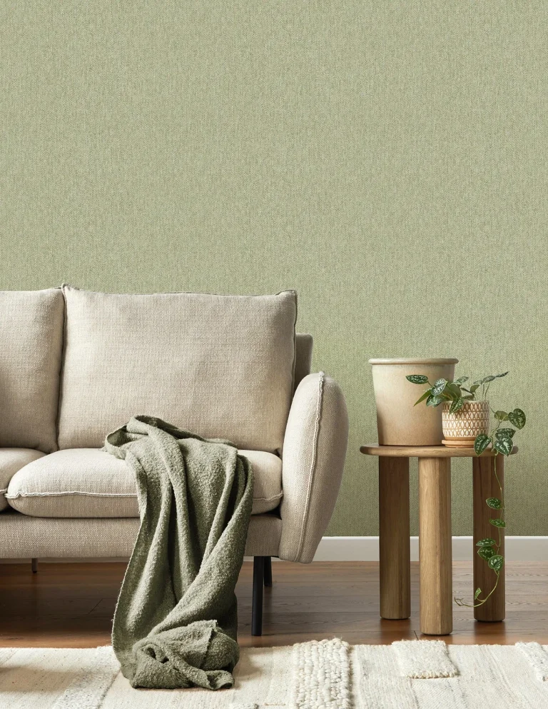Theo Chevron Wallpaper - Light Green — Ảnh 4