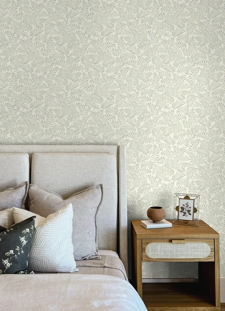 Chesapeake Chrysantha Berry Branches Wallpaper - Sage — Image 2