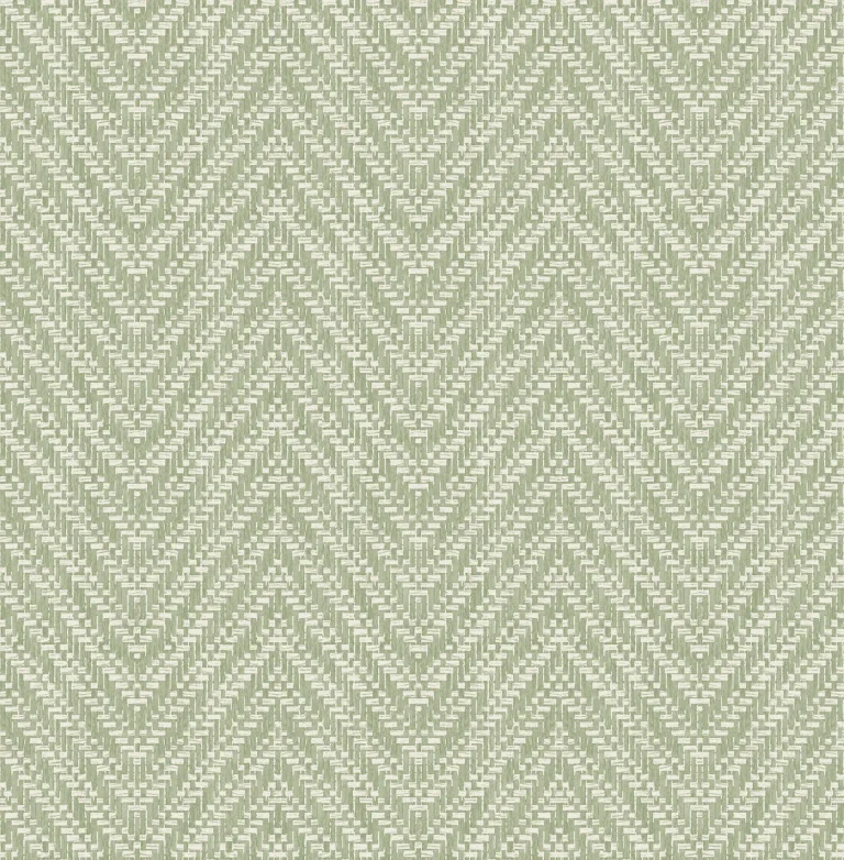 Glynn Chevron Wallpaper - Green — Ảnh 3