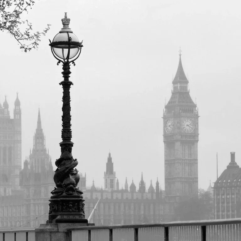 London Fog - Wall Mural 5411 - 4 Panel - 192cm x 260cm — Ảnh 4