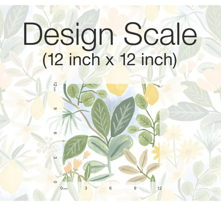 Rifle Paper Co. Amalfi Peel and Stick Wallpaper - Blush and Green — Ảnh 6