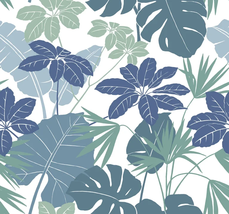 Medellin Rainforest Floor Wallpaper - Blue — Ảnh 5