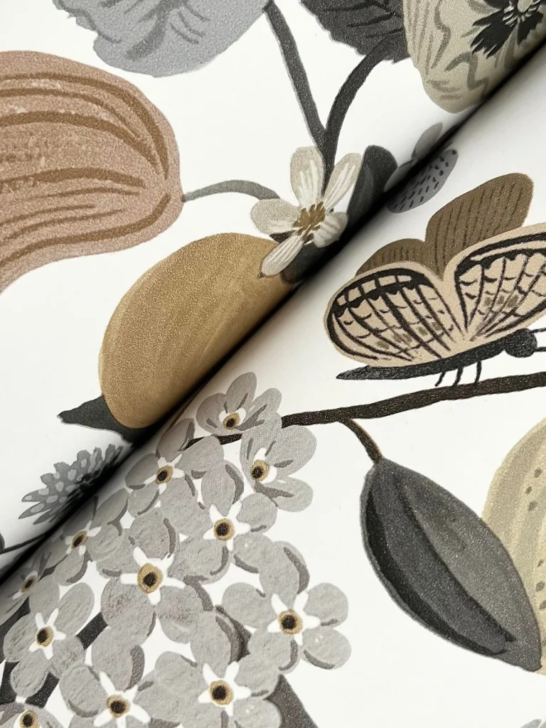 Rifle Paper Co. Flower Studies Wallpaper - Linen Multi — Ảnh 7