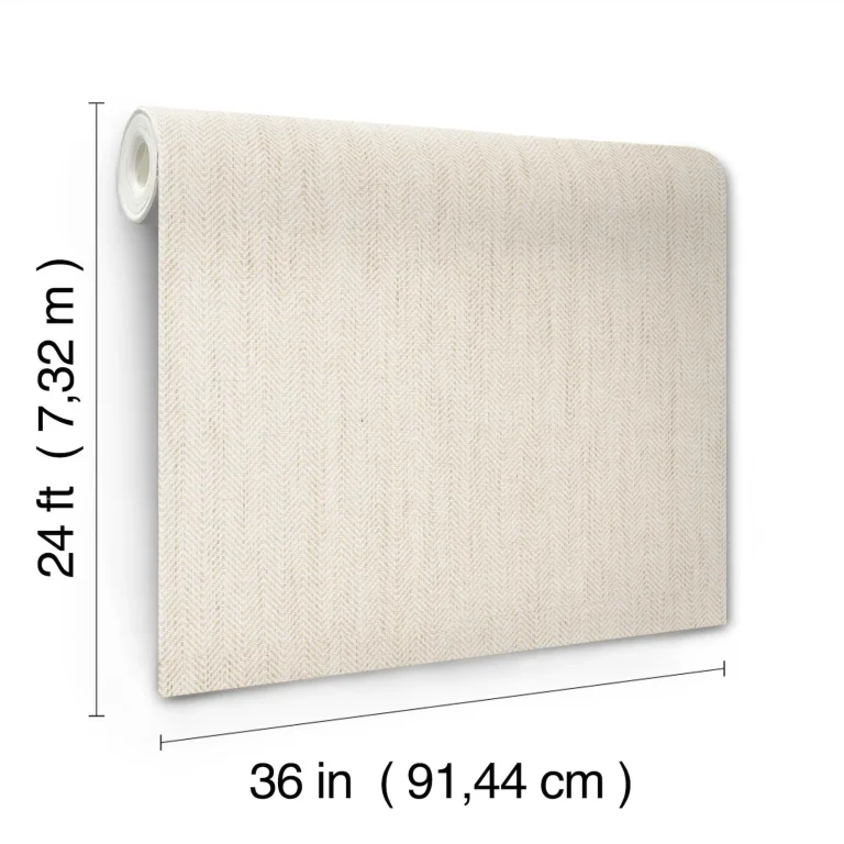 Ronald Redding Tailored Weave Wallpaper - White — Ảnh 3