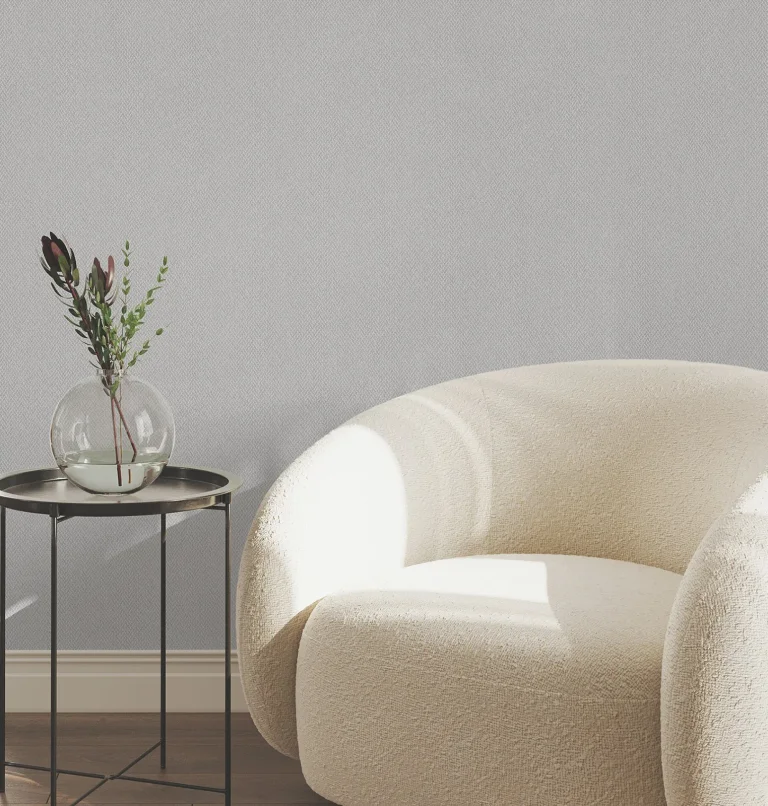 Tisket A Tasket Basketweave Wallpaper - Pewter — Ảnh 2