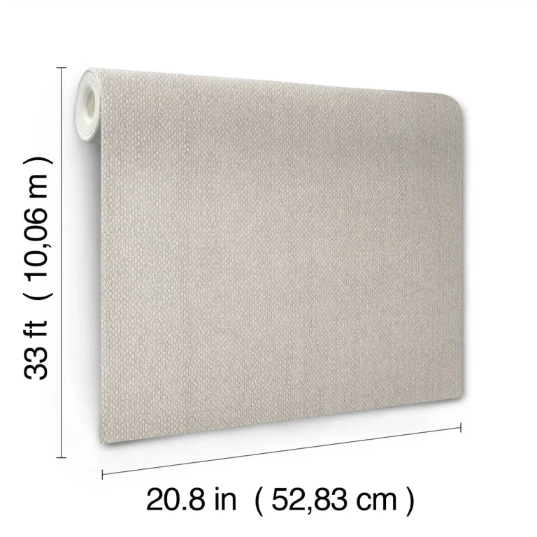 Stretched Hexagons Wallpaper - Light Grey — Image 2