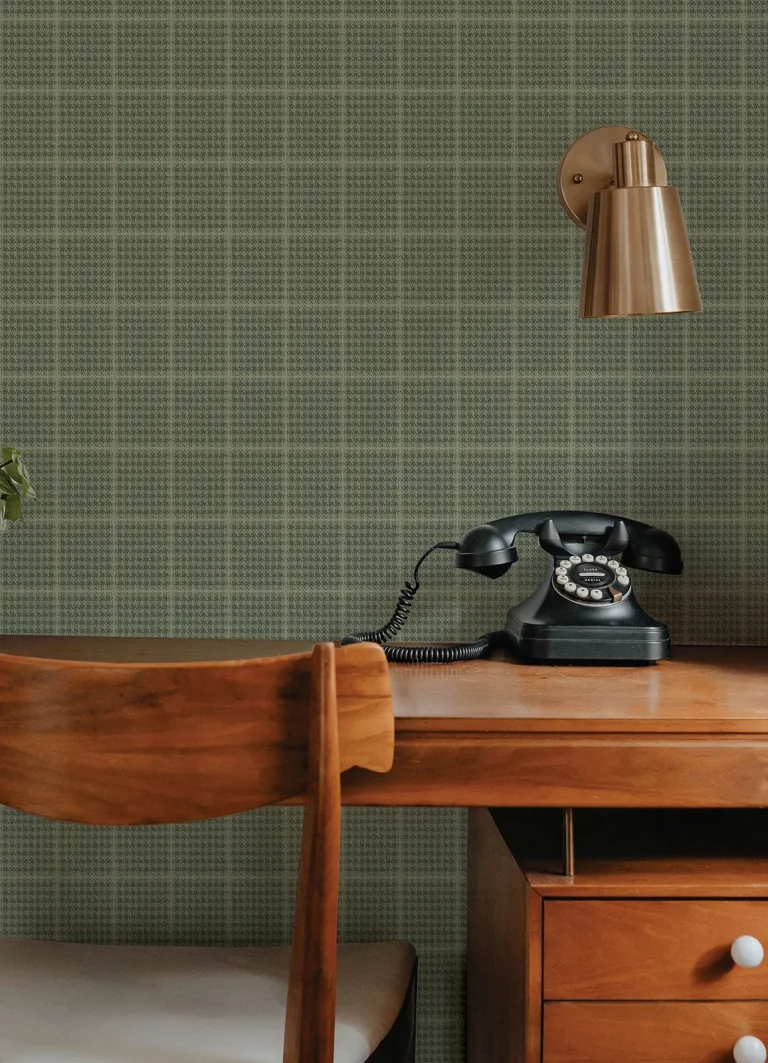 Chesapeake Prescott Glen Check Wallpaper - Dark Green — Ảnh 5