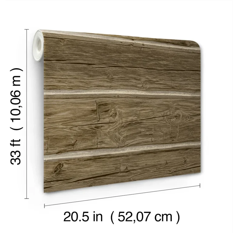 Chesapeake Lodgepole Wallpaper - Dark Brown — Ảnh 2