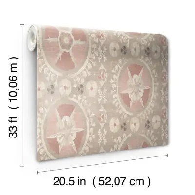 Fleurus Wallpaper - Blush/Neutral