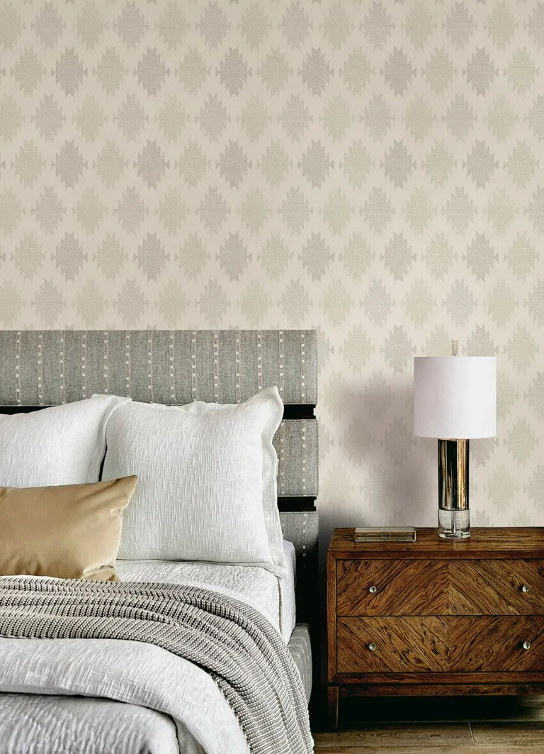 Chesapeake Stitched Heirloom Wallpaper - Moss — Ảnh 5